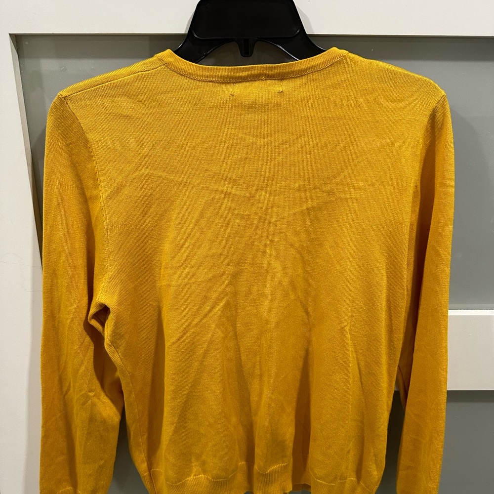 Yellow Button-Up Cardigan - Picture 3 of 3